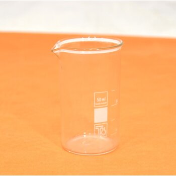 10 Stk. Rasotherm Becherglas 50 mL hohe Form, unbenutzt
