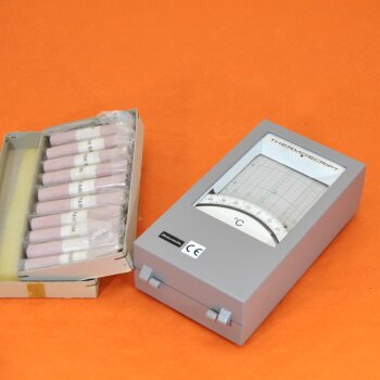 gebrauchter Kirsch Thermoscript 838014 G4091R mechanischer Temperaturschreiber