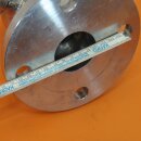 gebrauchter Edelstahl Kugelhahn DN50  Flansch 165 mm Milchrohrgewinde DN65