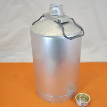 unbenutzte 12,5 Liter Flasche Aluminium f&uuml;r Ethanol u.&auml;. UN 1B1/X/250/90 D/BAM/8416/L+A