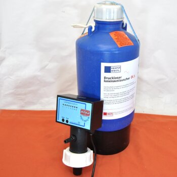 Wasser-Vollentsalzer Ionentauscher DL5  mit Leitf&auml;higkeitsmessung wepa ministil