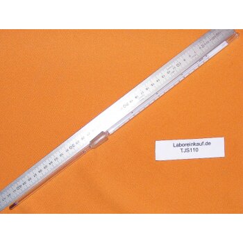 Thermometer 42&deg;C bis 80 &deg;C (0,1K) Normschliff 14, Schliffthermometer
