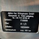 neuwertiger Druckfilter, Filterstation, VA, 400 bar G1 1/2