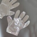 100 Stk. Einmal-Handschuhe PE Polyethylen Herren