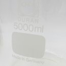 neuwertige Saugflasche 5 Liter f&uuml;r Filtration (Nutsche) Schliffstutzen Schott