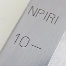 gebrauchtes gro&szlig;es Grindometer 0-25 &micro;m; 0-10 NPIRI mit Rakel