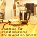 Ersatzglas f&uuml;r French Press Kaffeebereiter 1000 mL hitzefest NEUWARE