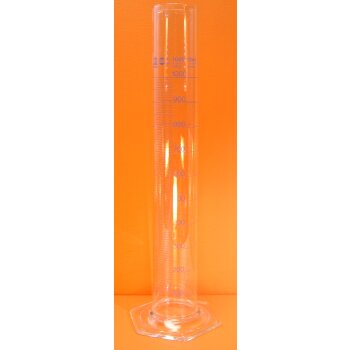 Messzylinder 1000mL hohe Form Glas