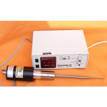 Ultraschallprozessor Bandelin Sonopuls UW70/ GM70HD mit Sonotrode SH70 Homogenisator