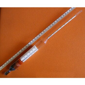 Ar&auml;ometer 1,720 - 1,780 g/cm&sup3; Tlg.0,001g/cm&sup3;, Bzg.20&deg;C, Thermometer