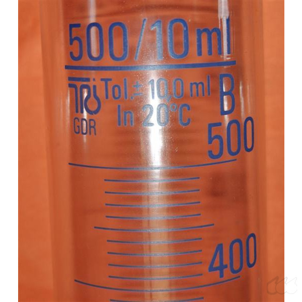 Produktbild von SEWACC Messzylinder-Set 500 Ml + Pipette – Aus Glas, Hitzebeständig, Stabiler Sockel, Für Labor Und Schule