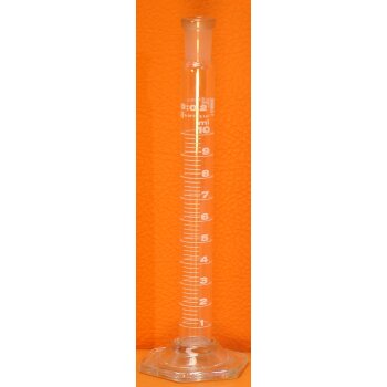 Mischzylinder 10 ml hohe Form NS 10/19 Borsilikatglas