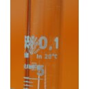 Messzylinder 5 ml niedrige Form, SIMAX Boro 3.3, Skala wei&szlig;, NEU