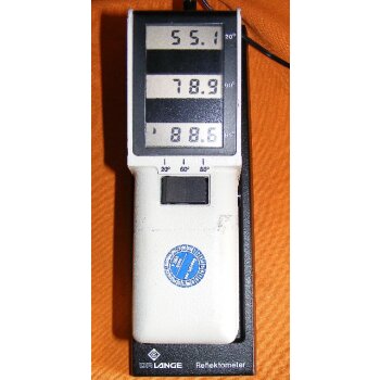 Dr. Lange Reflektometer RB3 LMG064, 20&deg;, 60&deg;, 85&deg;, gebrauchtes Glanzmessger&auml;t