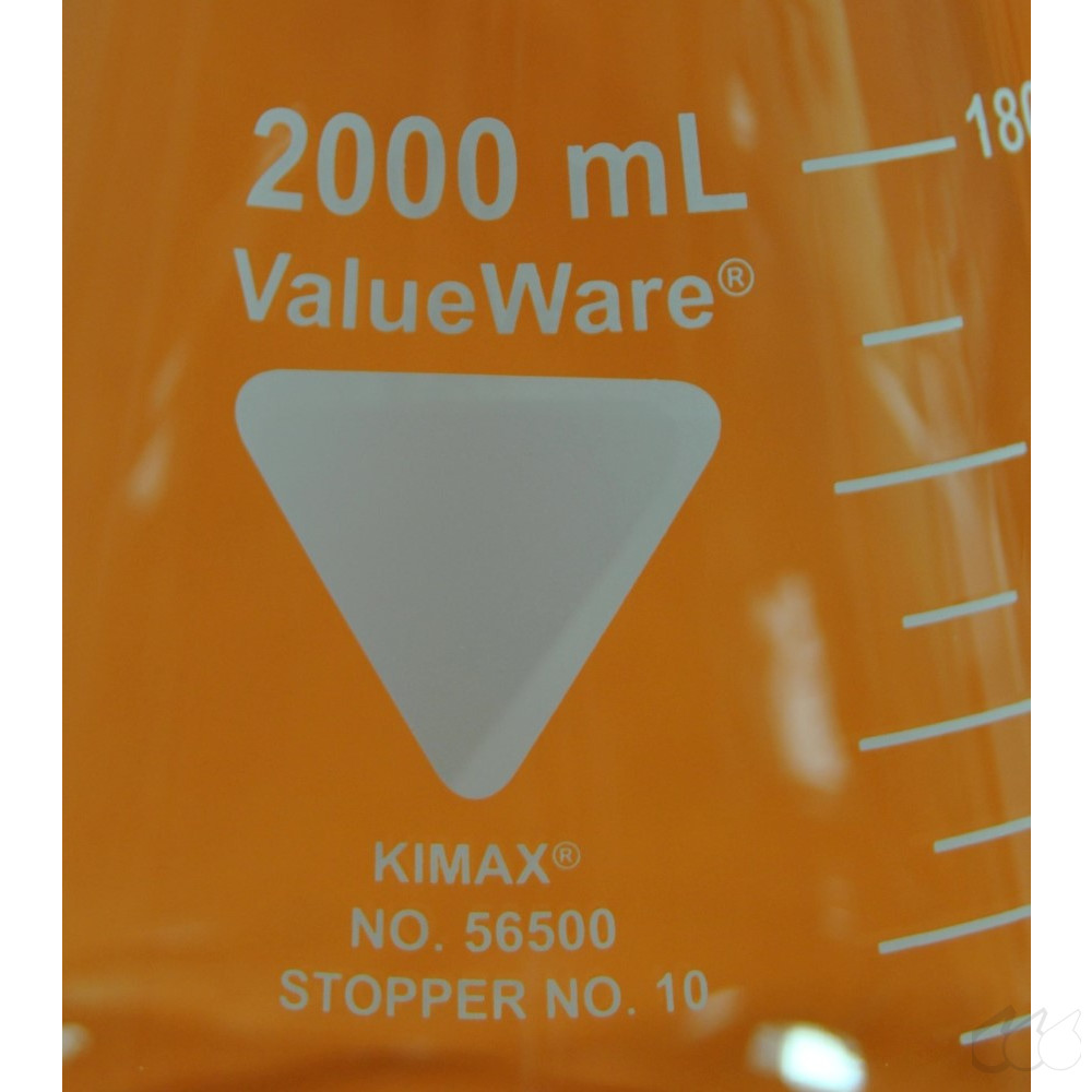 neoLab 1-0181 Erlenmeyer flask, narrow neck, Kimax Boro 3.3, 1000 mL