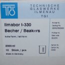10 Stk. TGI Becherglas 2000 mL hohe Form, Boro 3.3, NEUWARE