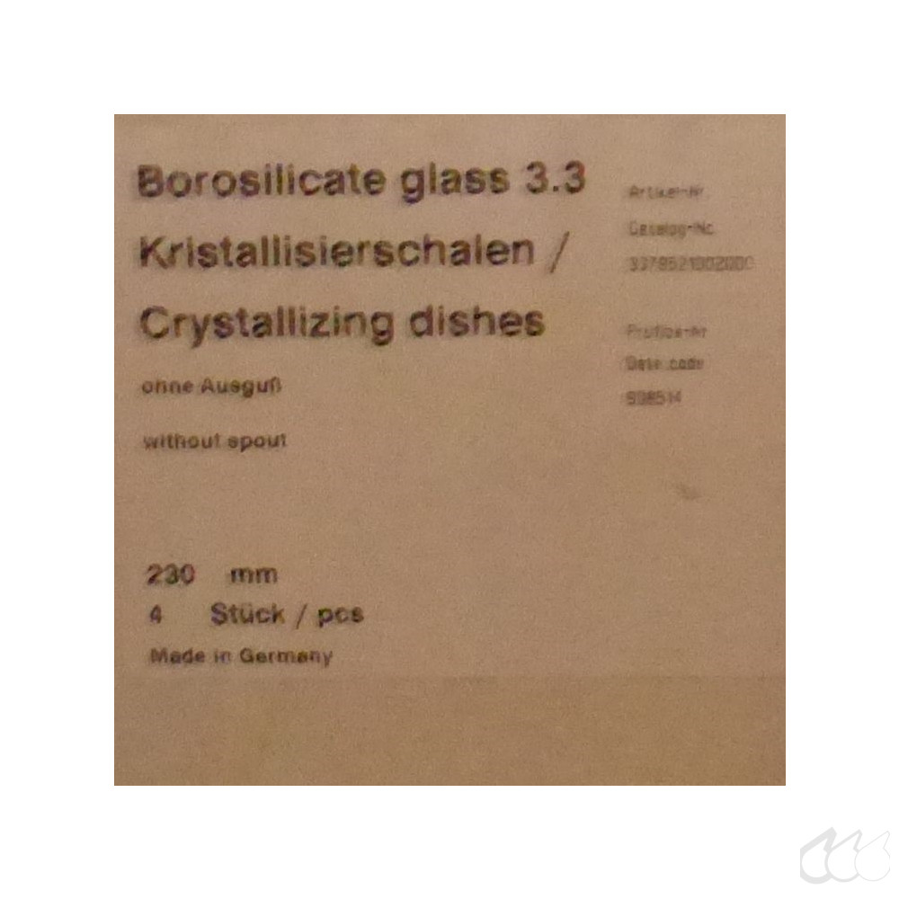 Produktbild von 4x Kristallisierschale 500 Ml Aus Borosilikatglas 3.3 – Mit Ausguss, DIN 12338, 115 Mm Ø, 65 Mm Hoch, Hitzebeständig, Ideal Für Abdampfen & Kristallisation Im Labor – Set Zum Sparpreis