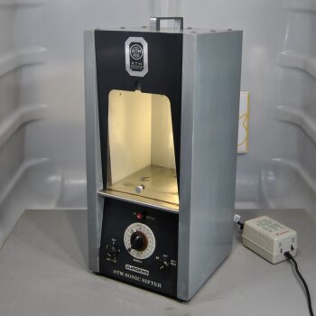 gebrauchte Ultraschall-Siebmaschine f&uuml;r 75mm-Analysensiebe ATM Sonic Sifter L3P