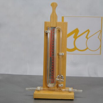 gebrauchtes Bennert Spiegelglasmanometer Quecksilber Vakuumanzeige 100-0-100-Teilung