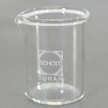 10x Schott Duran Becherglas 10 mL niedrige Form, 211060804