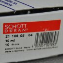 10x Schott Duran Becherglas 10 mL niedrige Form, 211060804