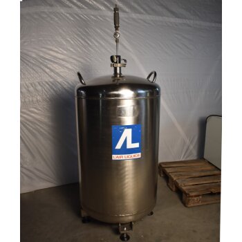 gebrauchter gro&szlig;er Stickstofftank LN2 Air Liquide 210 Liter -defekt-