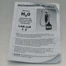 Wasser-Vollentsalzer Ionentauscher mit Leitf&auml;higkeitsmessung Lab-Ion L2